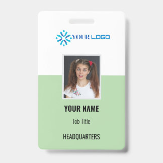 Crachá de ID Personalizado para Funcionários de Em