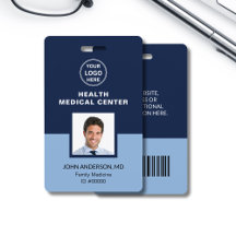 Crachá de Identificação com Código de Barras de Cl
