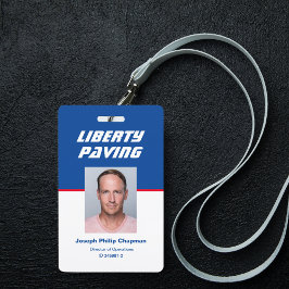 Crachá de Identificação com Foto do Funcionário