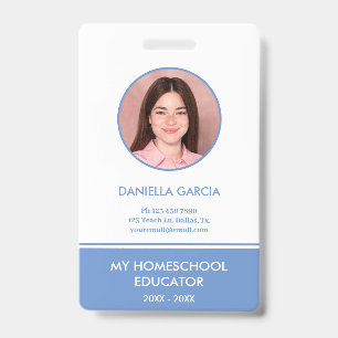 Crachá de Identificação com Foto para Professores 