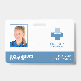 Crachá de Identificação de Enfermeiro(a) Registrad
