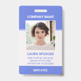 Crachá de Identificação de Funcionário Corporativo