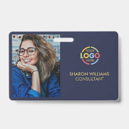 Crachá de Identificação de Funcionário de Empresa
