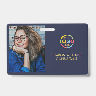 Crachá de Identificação de Funcionário de Empresa