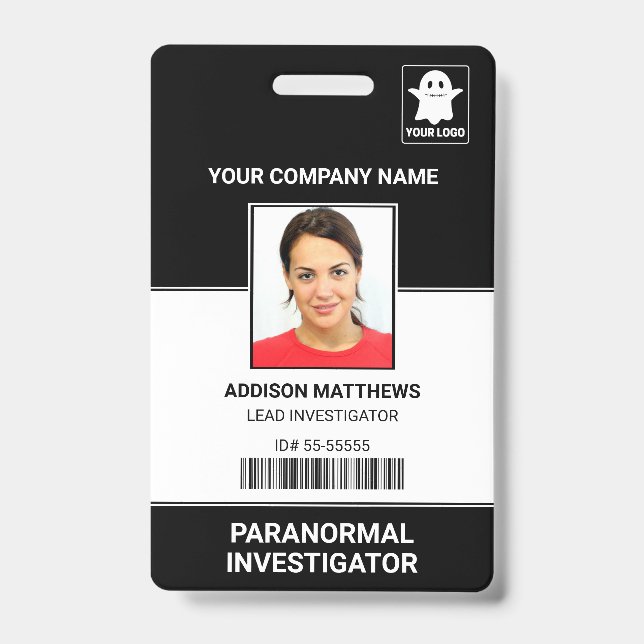 Crachá de Identificação de Funcionário Investigado (Frente)