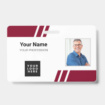 Crachá de Identificação de Funcionário Personaliza