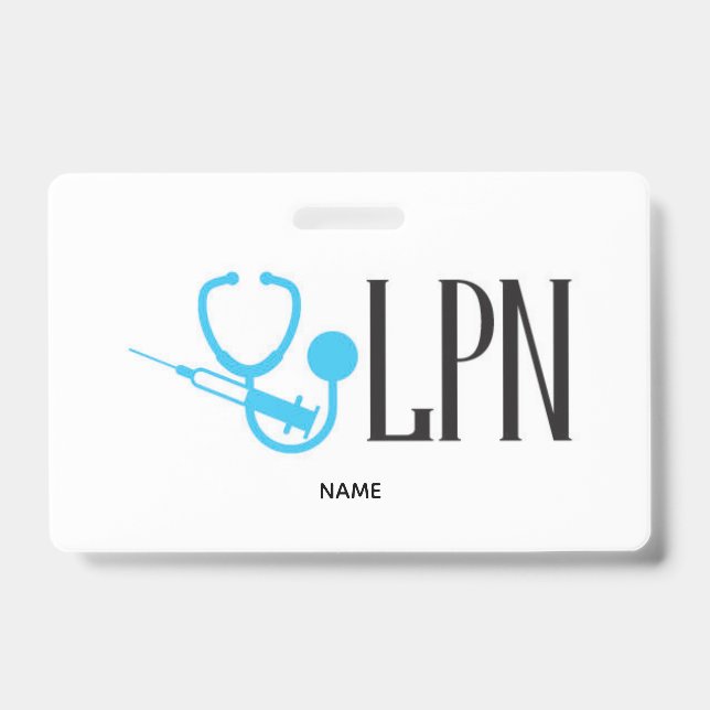 Crachá de Identificação de LPN (Frente)