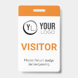 Crachá de Identificação de Visitante Personalizado