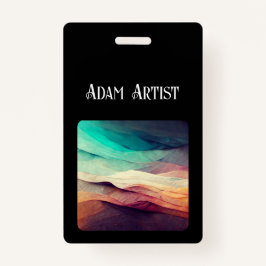 CRACHÁ DE IDENTIFICAÇÃO DO ARTISTA