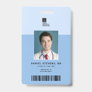 Crachá de identificação do pessoal médico em Duoto