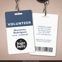 Crachá de Identificação Personalizado com Código d