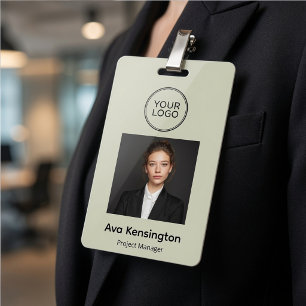 Crachá de Identificação Personalizado com Foto do 