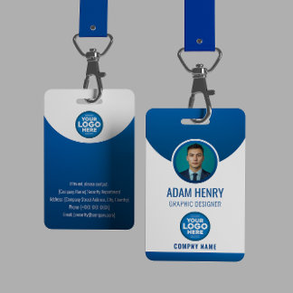 Crachá de Identificação Personalizado com Foto do 