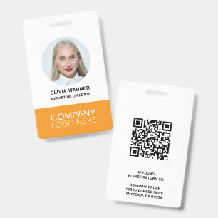 Crachá de Identificação Personalizado com Foto do