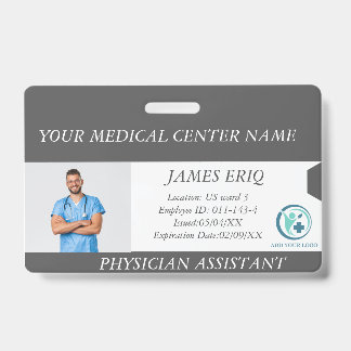 Crachá de Identificação Personalizado com Foto par