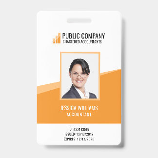 Crachá de Identificação Personalizado com Foto par