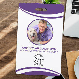 Crachá de Identificação Personalizado com Foto par