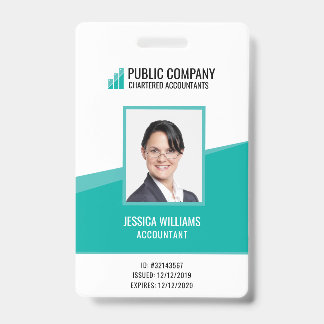 Crachá de Identificação Personalizado com Foto par