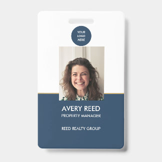 Crachá de Identificação Personalizado com Logotipo