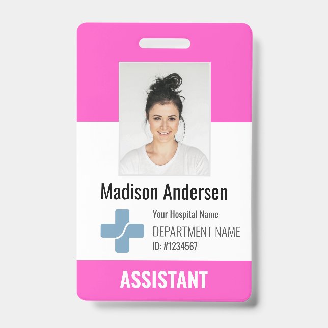 Crachá de Identificação Personalizado com Logotipo (Frente)