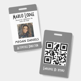 Crachá de Identificação Personalizado de Funcionár