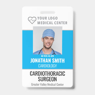 Crachá de Identificação Personalizado Hospitalar E
