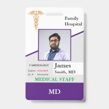 Crachá de Identificação Personalizado para Funcion