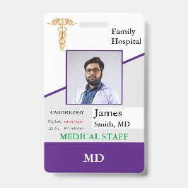 Crachá de Identificação Personalizado para Funcion