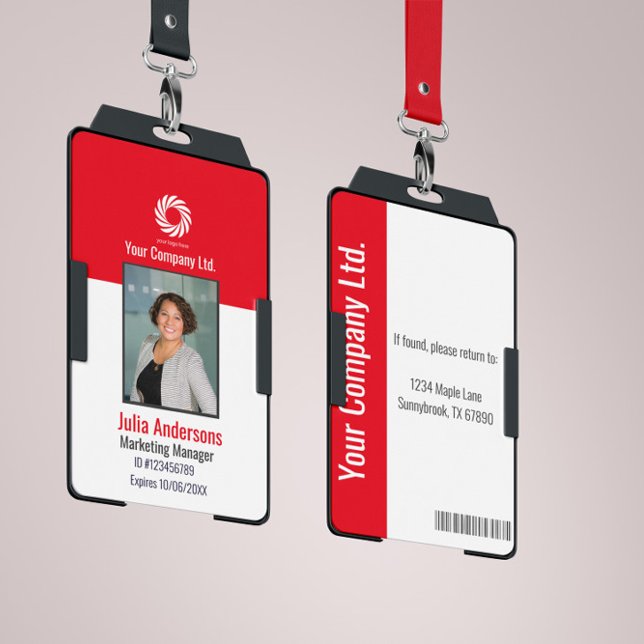 Crachá de Identificação Personalizado para Funcion (Criador carregado)