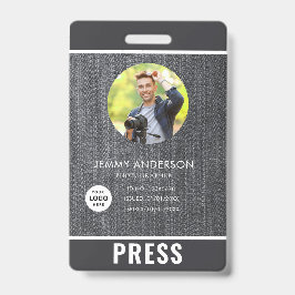 Crachá de Imprensa Fotografador