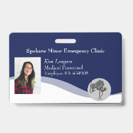 Crachá de Lanyard Horizontal Médico