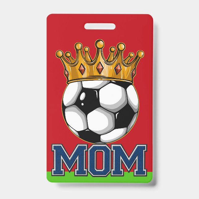 Crachá de Mãe do Futebol (Frente)
