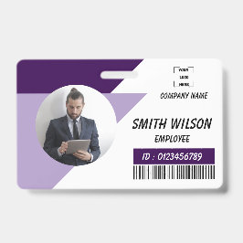 Crachá de Negócios com Foto Personalizada