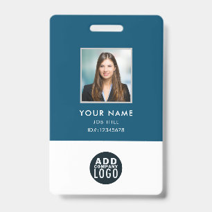 Crachá de Nome com Foto Personalizada do Funcionár