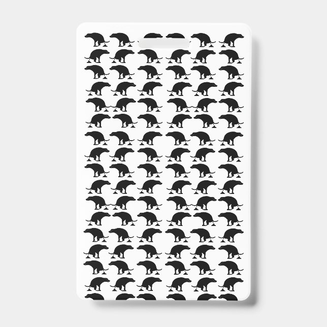 Crachá de nome de etiqueta de Poop Engraçado do Se (Frente)