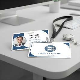 Crachá de Nome de Funcionário Personalizado com Lo