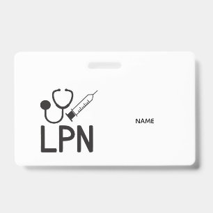 Crachá de Nome de LPN
