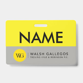 Crachá de Nome Personalizado