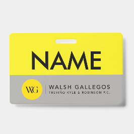 Crachá de Nome Personalizado