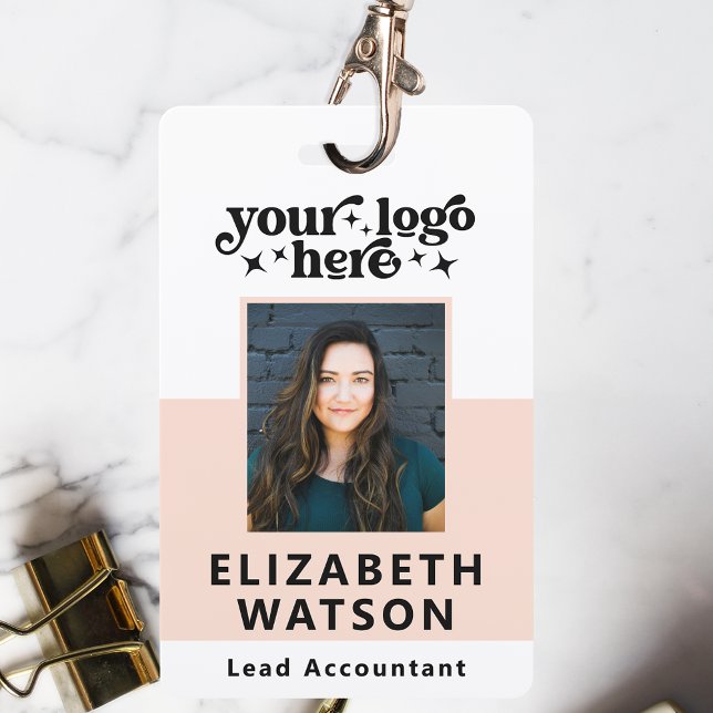 Crachá de Nome Personalizado com ID de Evento e Fo (Criador carregado)