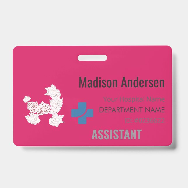 Crachá de Nome Personalizado - Holder.Reel.Pin.ID. (Frente)