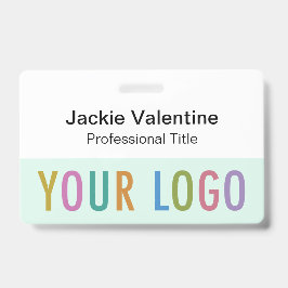 Crachá de nome plástico do duro com clipe na placa