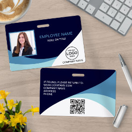 Crachá de nomes de etiqueta de funcionários corpor