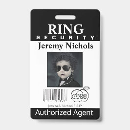 Crachá de Segurança do Portador de Aliança