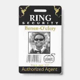 Crachá de Segurança do Portador de Aliança