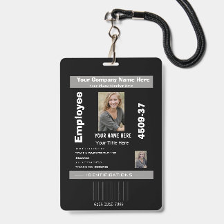 Crachá de Segurança Personalizado da Empresa com F