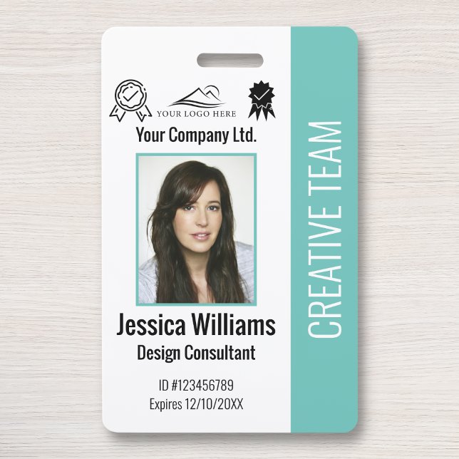 Crachá de Segurança Personalizado para Empresa (Criador carregado)