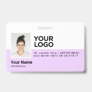 Crachá de Segurança Personalizado para Funcionário