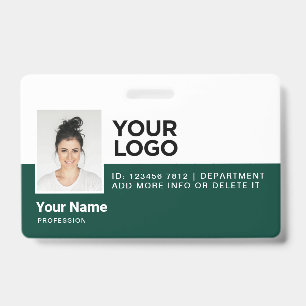 Crachá de Segurança Personalizado para Funcionário