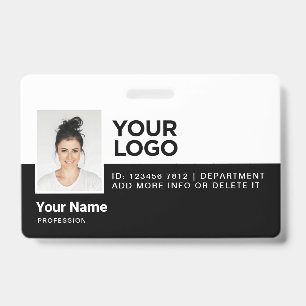 Crachá de Segurança Personalizado para Funcionário